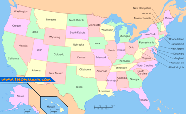 How Many States Are In the United States