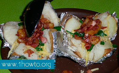 Baking Potatoes in Aluminum Foil